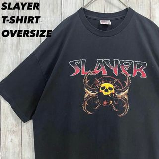 MUSIC TEE - ロックバンドTシャツ古着 SLAYERゆるだぼオーバーサイズ MUSIC TEE - ロックバンドTシャツ古着 SLAYERゆるだぼオーバーサイズ