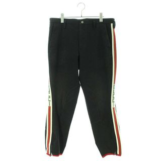 グッチ(Gucci)のグッチ  18SS  495695 Z7576 サイドラインギャバジンストレッチロングパンツ メンズ 52(その他)