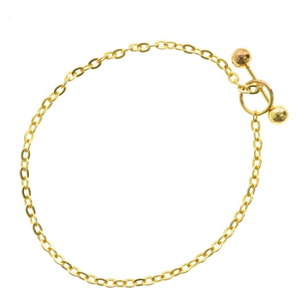 【SASKIADIEZ】GOLD BARBELLE CHOKERネックレス