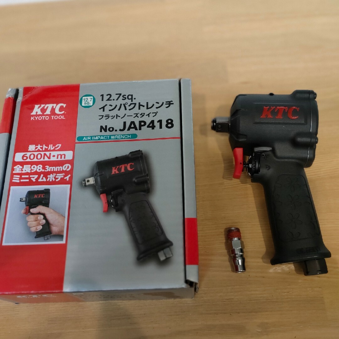 新古品 KTC JAP418 12.7sq エアー インパクトレンチ