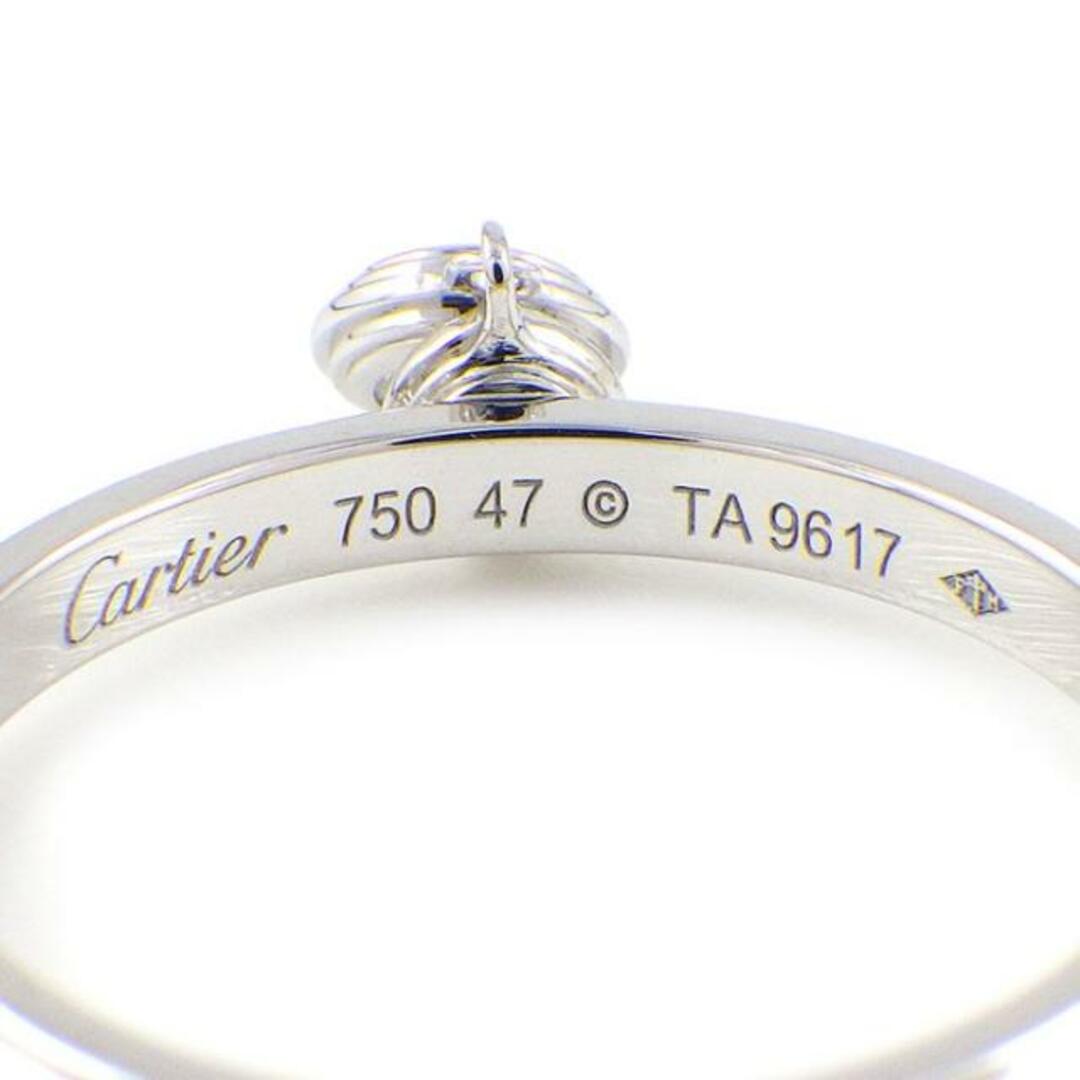 CARTIER タンクリング ダイヤモンド #47 リング・指輪 K18WG レディース