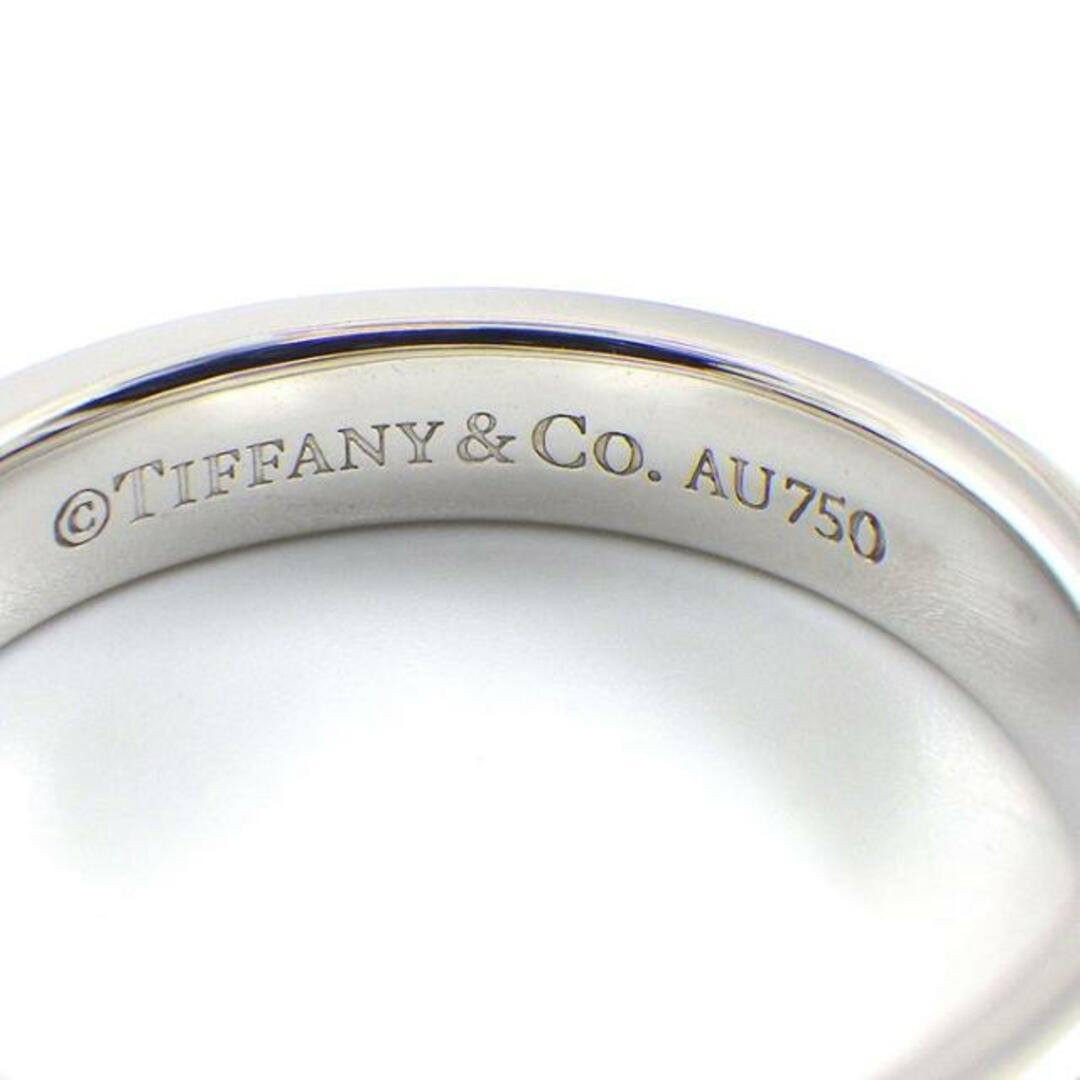 Tiffany & Co.(ティファニー)のティファニー Tiffany & Co. リング 1837 ナロー ロゴ 2ポイント ダイヤモンド K18WG 15号 【中古】 レディースのアクセサリー(リング(指輪))の商品写真