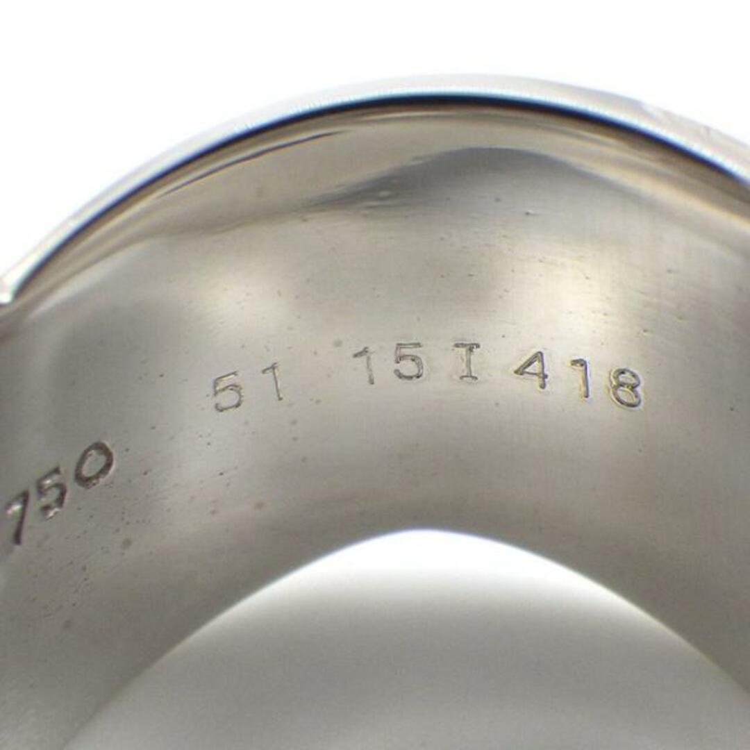 シャネル　リング　ボルディック　ダイヤ　ロゴ　K18　YG　750　19号　指輪