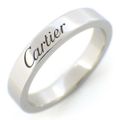 カルティエ Cartier リング エングレーブド C ドゥ ウェディング バン