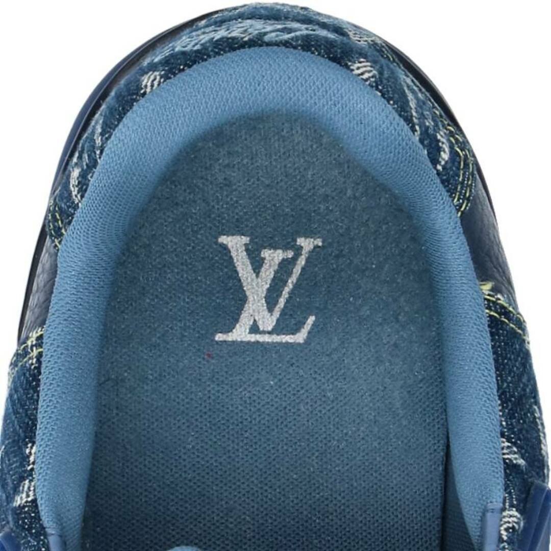 LOUIS VUITTON(ルイヴィトン)のルイヴィトン ×NIGO  LV トレイナー・ライン モノグラムデニムスニーカー メンズ 7.5 メンズの靴/シューズ(スニーカー)の商品写真