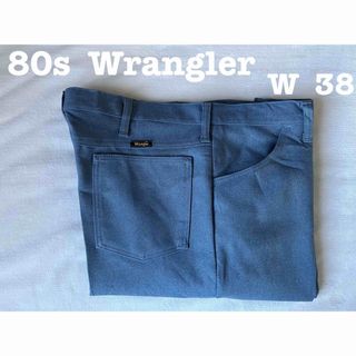 ラングラー(Wrangler)のUSA製 80s Wrangler ランチャードレスパンツ  W 38 L 32(スラックス)