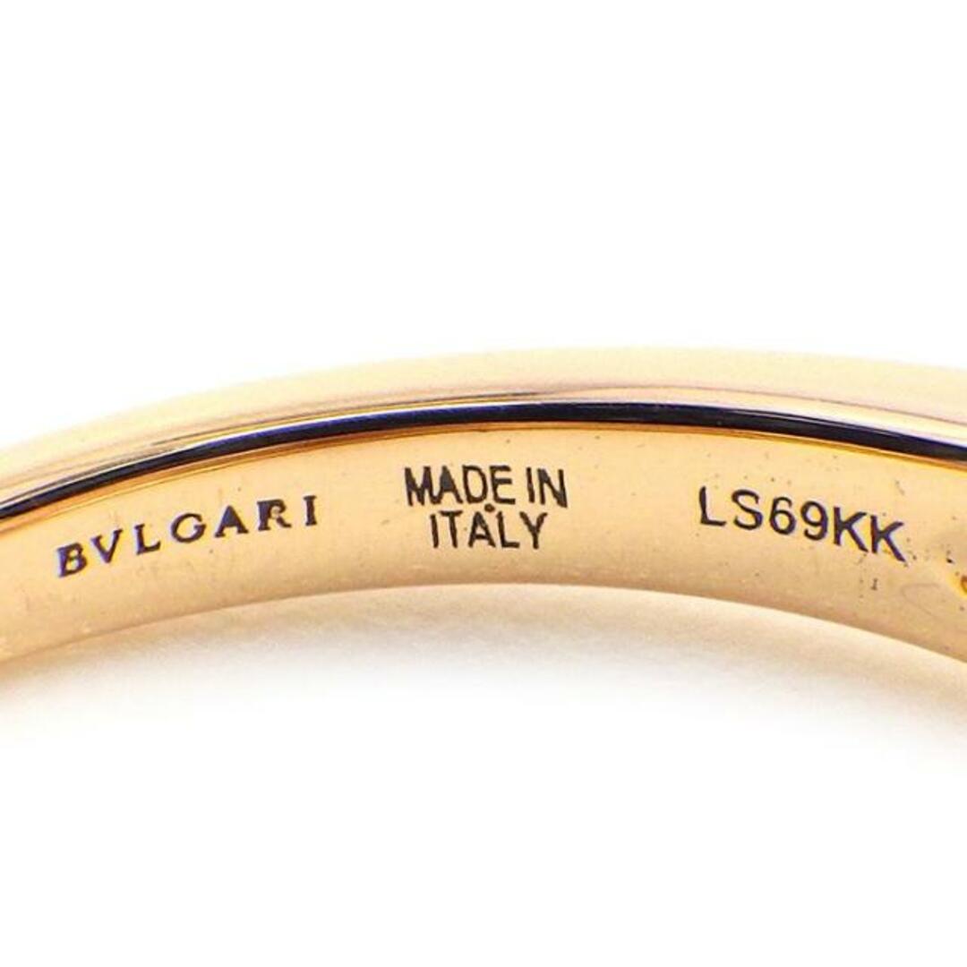 BVLGARI(ブルガリ)の【★最終お値引き品】 ブルガリ BVLGARI リング ミューザ スリム マザーオブパール ホワイト シェル K18PG 13号 / #53 【中古】 レディースのアクセサリー(リング(指輪))の商品写真