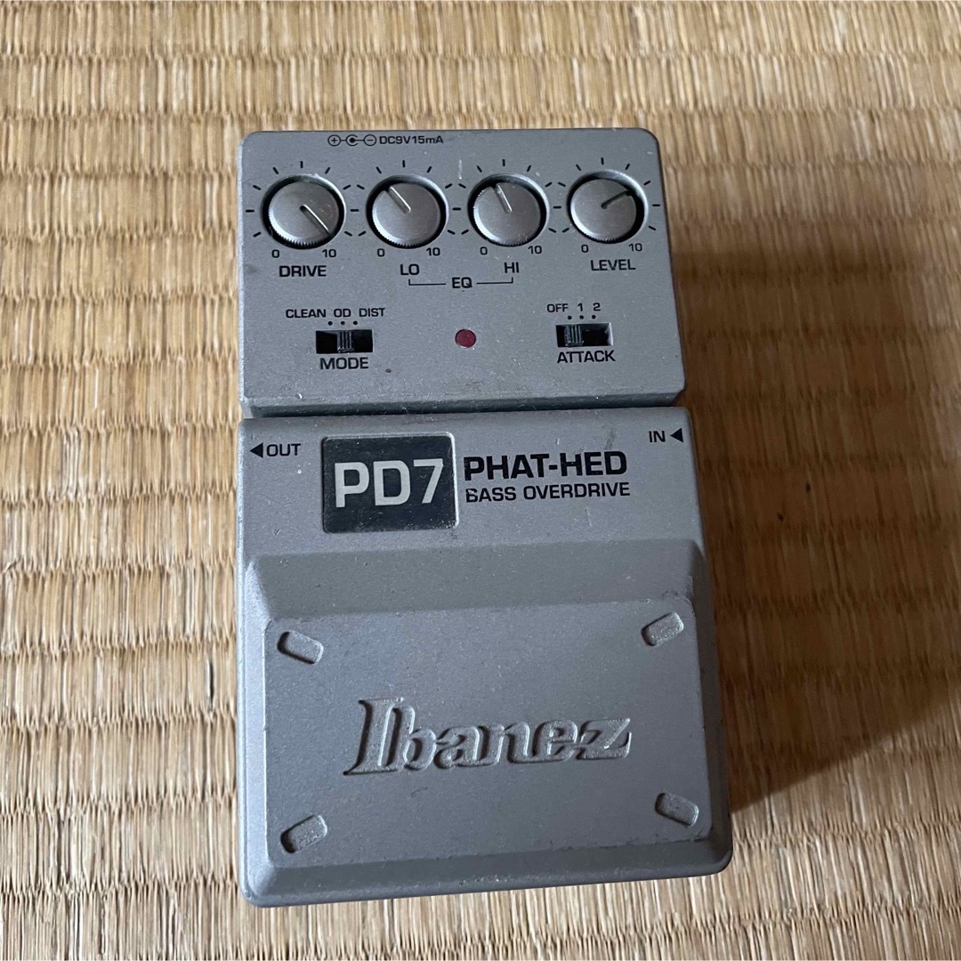 Ibanez(アイバニーズ)のIbanez PD7 PHAT-HED BASS OVERDRIVE 楽器のベース(ベースエフェクター)の商品写真