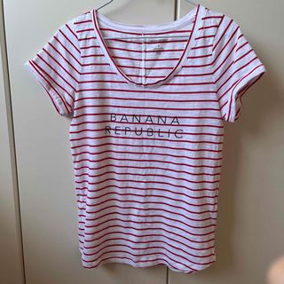 バナナリパブリック(Banana Republic)のBANANA REPUBLIC ボーダーTシャツ(Tシャツ(半袖/袖なし))