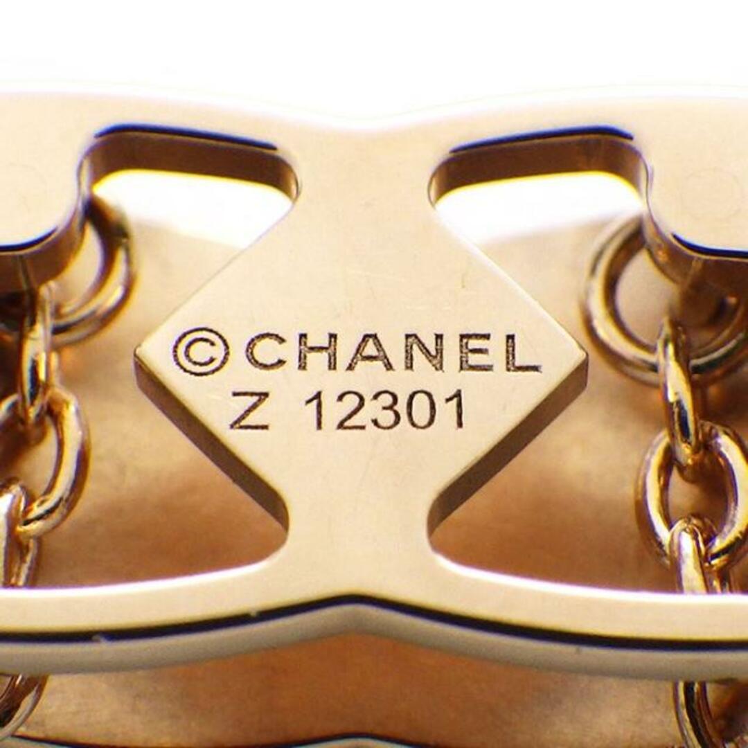 素材K18ベージュゴールドシャネル CHANEL ネックレス ココクラッシュ J11359 廃盤 マトラッセ キルティング パヴェ ダイヤモンド ベージュゴールド K18BG