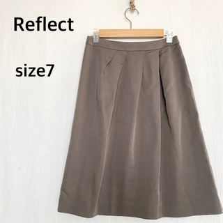 リフレクト(ReFLEcT)のReflect リフレクト　スカート　膝丈　サイズ7 日本製(ひざ丈スカート)