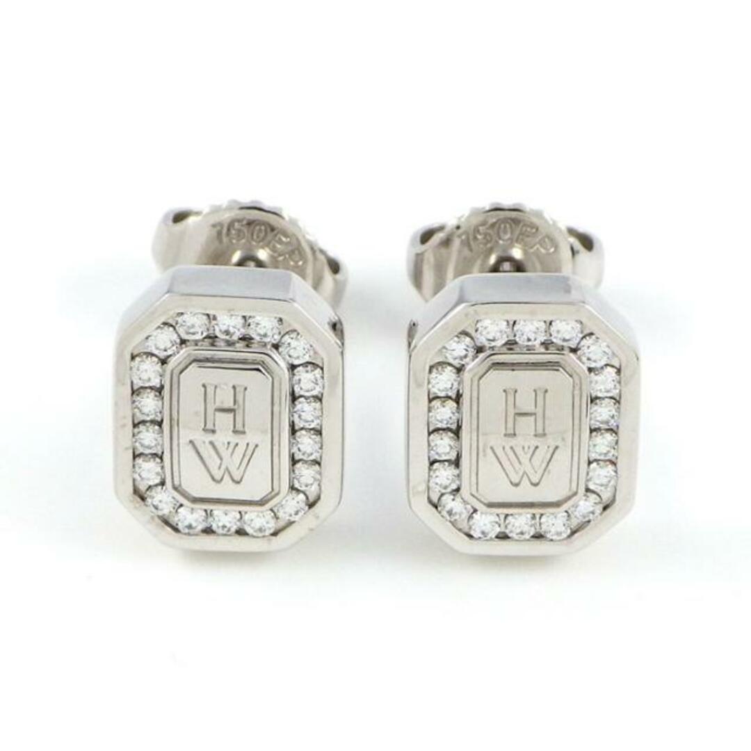 HARRY WINSTON - ハリーウィンストン HARRY WINSTON ピアス HW HARRY WINSTON - ハリーウィンストン HARRY WINSTON ピアス HW