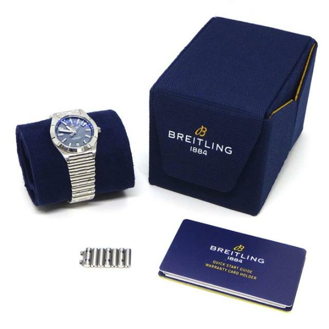 ブライトリング Breitling 腕時計 クロノマット 32 A77310 11ポイント ダイヤインデックス カレンダー グレー 文字盤 ブラック シェル SS クオーツアナログ