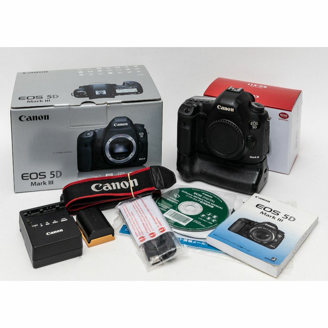 【良品】キャノン Canon EOS 5D Mark III + BG-E11スマホ/家電/カメラ