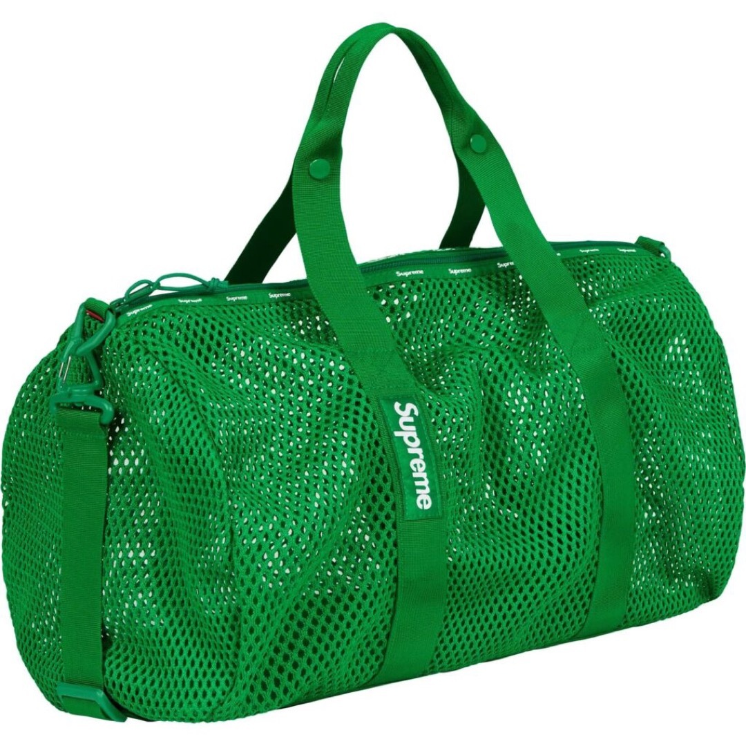 Supreme(シュプリーム)の緑 Supreme Mesh Duffle Bag Black 23SS 新品 メンズのバッグ(ボストンバッグ)の商品写真