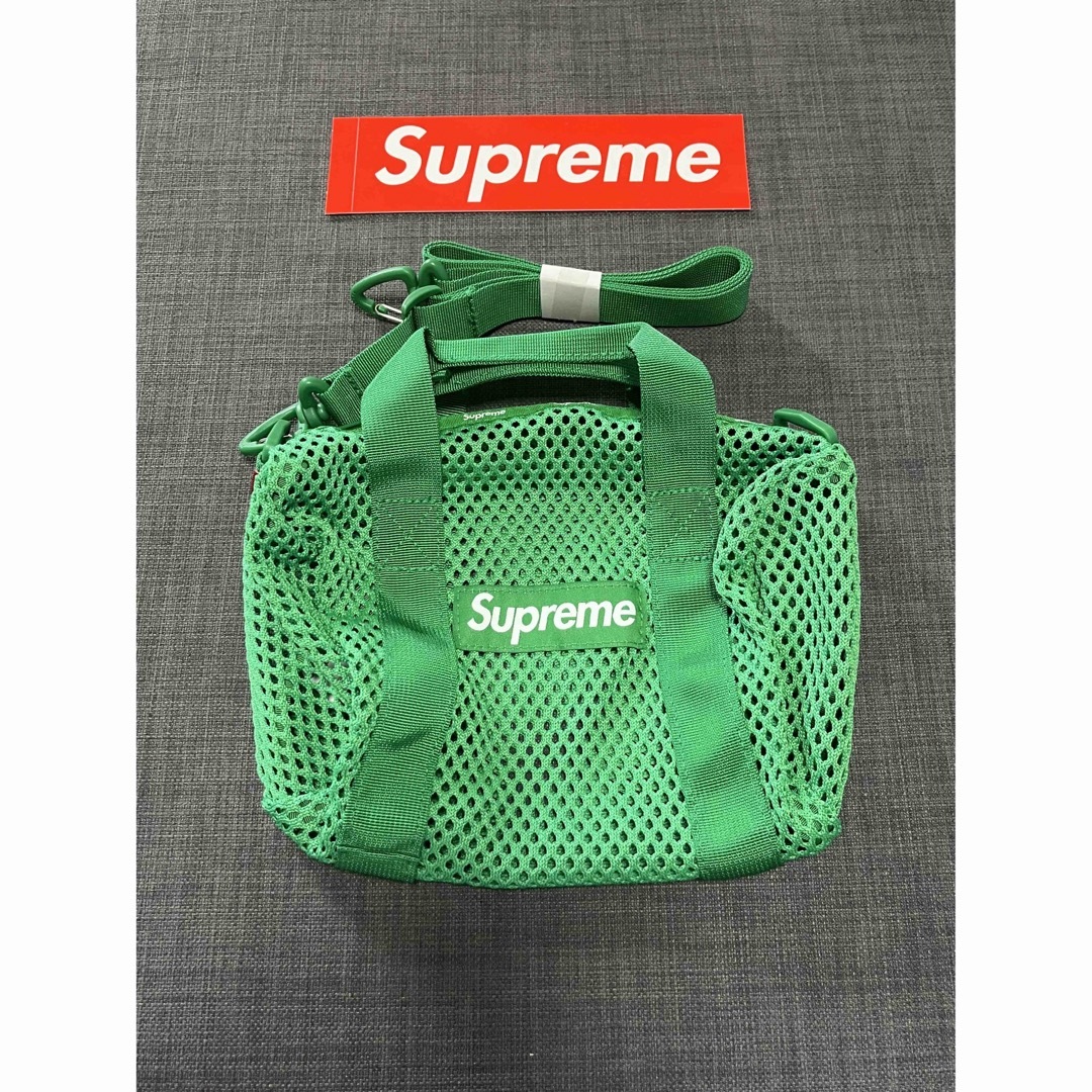 緑 Supreme Mesh Mini Duffle Bag Green 新品 2