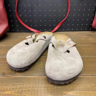 ビルケンシュトック(BIRKENSTOCK)の美品 BIRKENSTOCK BOSTON トープ 35 ソフトフットベッド(サンダル)