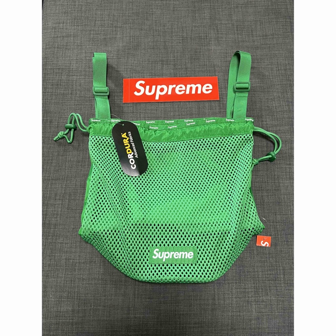 偉大な 【Green/緑】Supreme Mesh Backpack Small リュック/バック