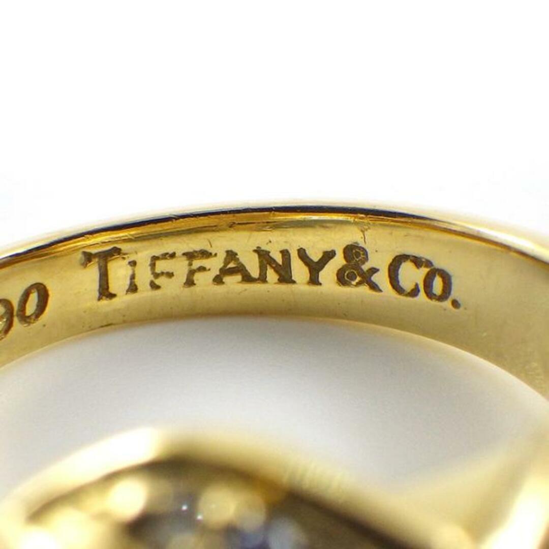 ティファニー Tiffany & Co. リング シグネチャー X クロス 15ポイント ダイヤモンド K18YG 6号 3