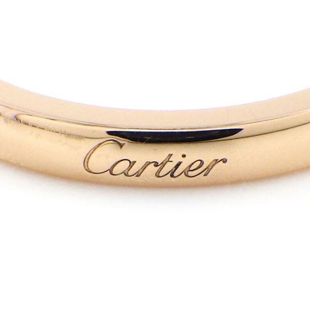 カルティエ Cartier リング バレリーナ ウェディング バンド ハーフ エタニティ サークル ダイヤモンド K18PG 10号 / #50 4