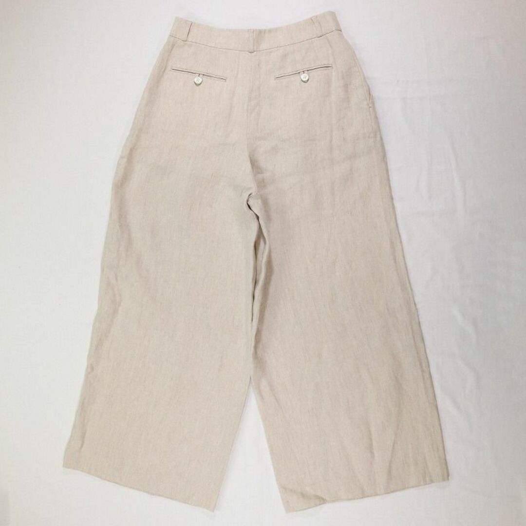Vintage 麻ストレートスラックス