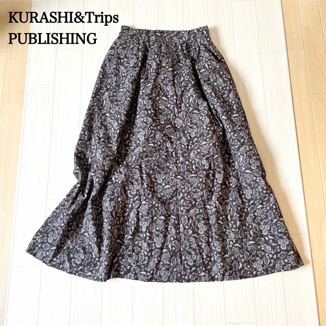 北欧暮らしの道具店 大人のための柄スカートkurashi&trips の通販 by P