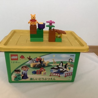 レゴ(Lego)のLEGO duplo 楽しいどうぶつえん　くまのプーさんブロック付き❗️(積み木/ブロック)
