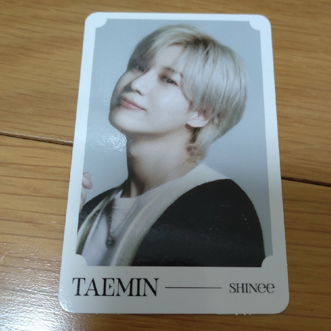 黒 桜古典 SHINee キャンドル テミン TAEMIN トレカ ポップアップ 15