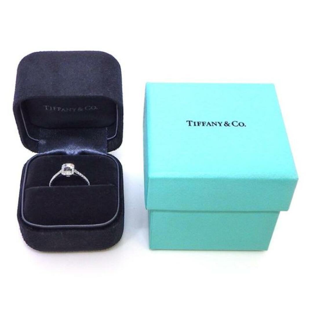 Tiffany & Co.(ティファニー)のティファニー Tiffany & Co. リング ソレスト ハーフ エタニティ パヴェ エメラルドカット ダイヤモンド 0.45ct ダイヤモンド PT950 10号 【中古】 レディースのアクセサリー(リング(指輪))の商品写真