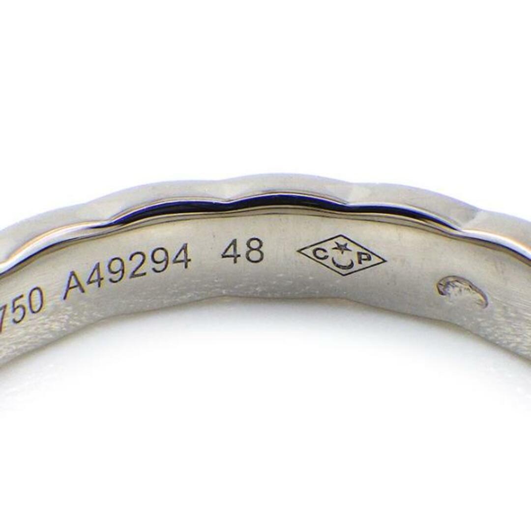 CHANEL(シャネル)のシャネル CHANEL リング ココ クラッシュ コレクション ミニ J11871 マトラッセ キルティング 18ポイント ダイヤモンド 計0.34ct K18WG 7.5号 / #48 【中古】 レディースのアクセサリー(リング(指輪))の商品写真