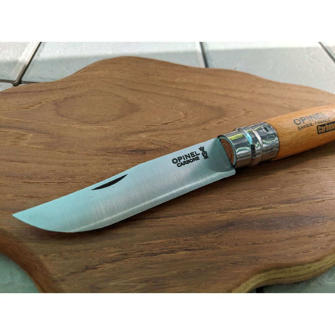 by　YAMACAMP　No10　OPINEL　OPINEL　新品未使用の通販　オピネルナイフ　カーボンスチール　shop｜オピネルならラクマ