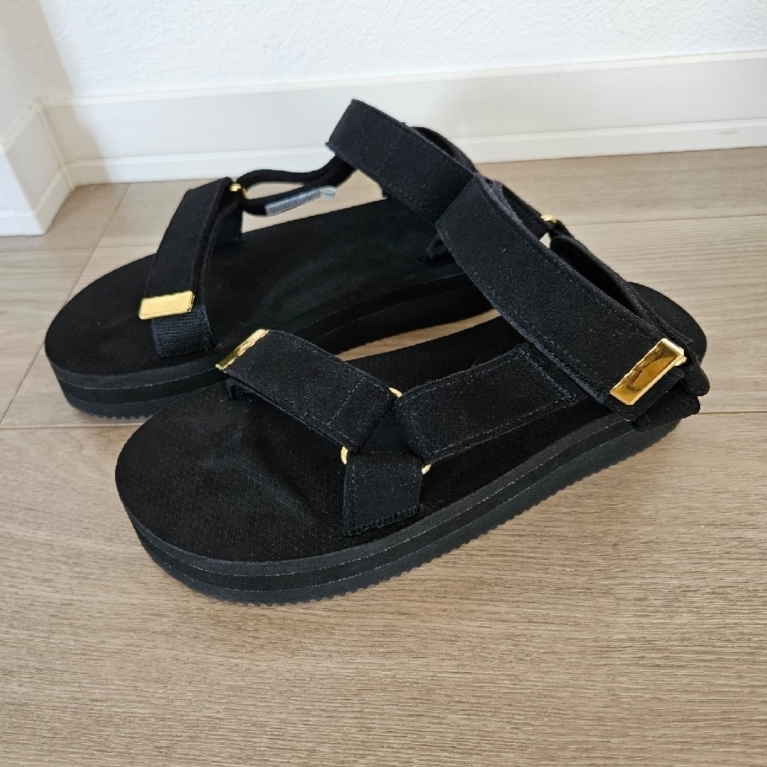 SUICOKE Suede Sandals Deuxieme Classe 黒