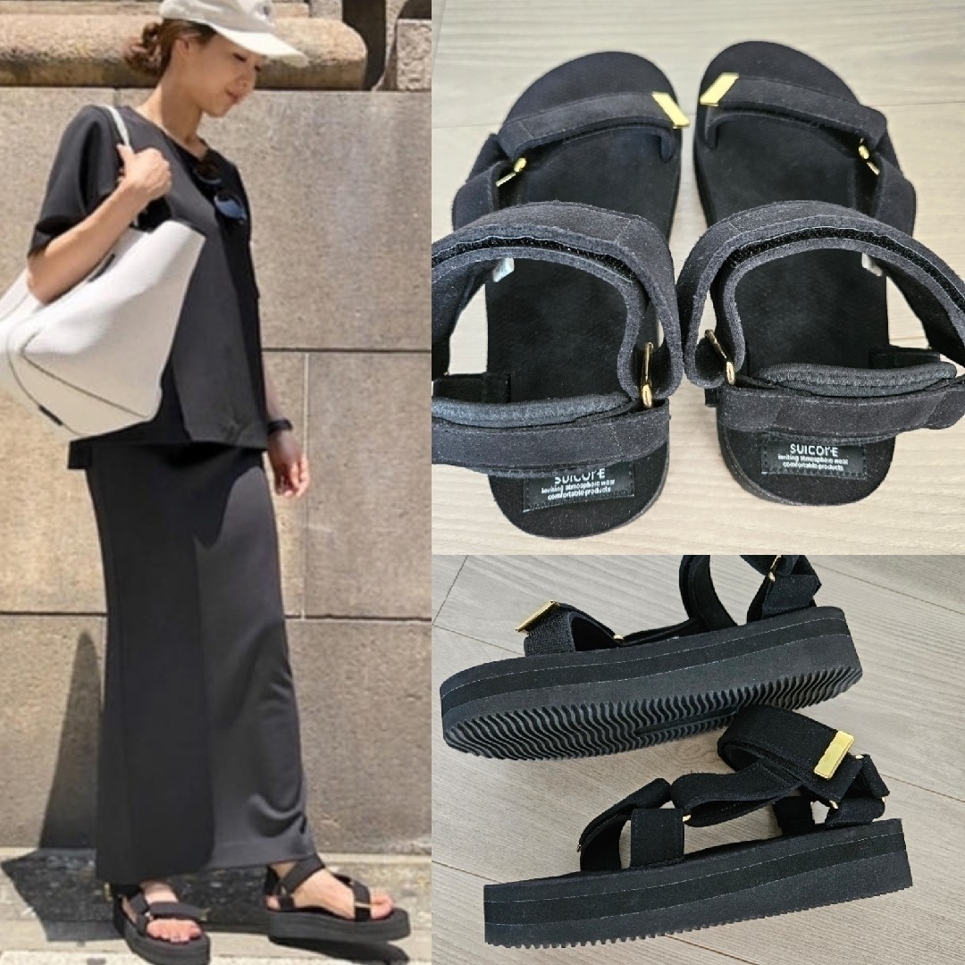 L'Appartement DEUXIEME CLASSE(アパルトモンドゥーズィエムクラス)のL'Appartement SUICOKE Strap Sandal スイコック レディースの靴/シューズ(サンダル)の商品写真