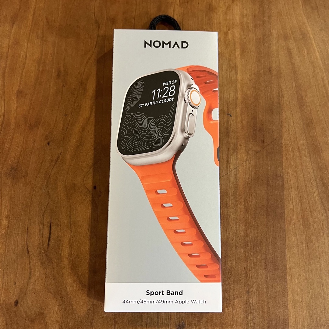 【新品未使用】nomad apple watch バンド ウルトラオレンジ