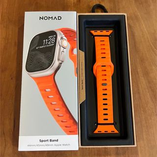 Apple - 【新品未使用】nomad apple watch バンド ウルトラオレンジの