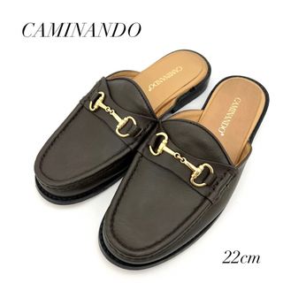 極美品 カミナンド スリッポン ローファー ダークブラウン 5 茶色