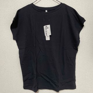 コカ(coca)のcoca コカ フレンチスリーブシンプルUネックコットンカットソー(Tシャツ(半袖/袖なし))