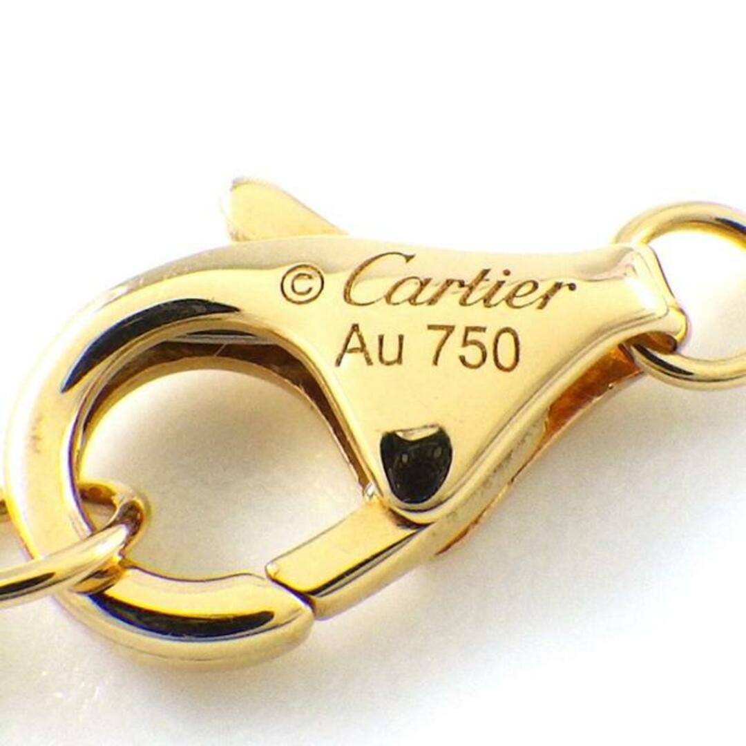 Cartier(カルティエ)のカルティエ Cartier ネックレス アミュレット ドゥ XS B3047100 マザーオブパール ホワイト シェル 1ポイント ダイヤモンド 0.02ct K18YG 白 【箱・保付き】 【中古】 レディースのアクセサリー(ネックレス)の商品写真