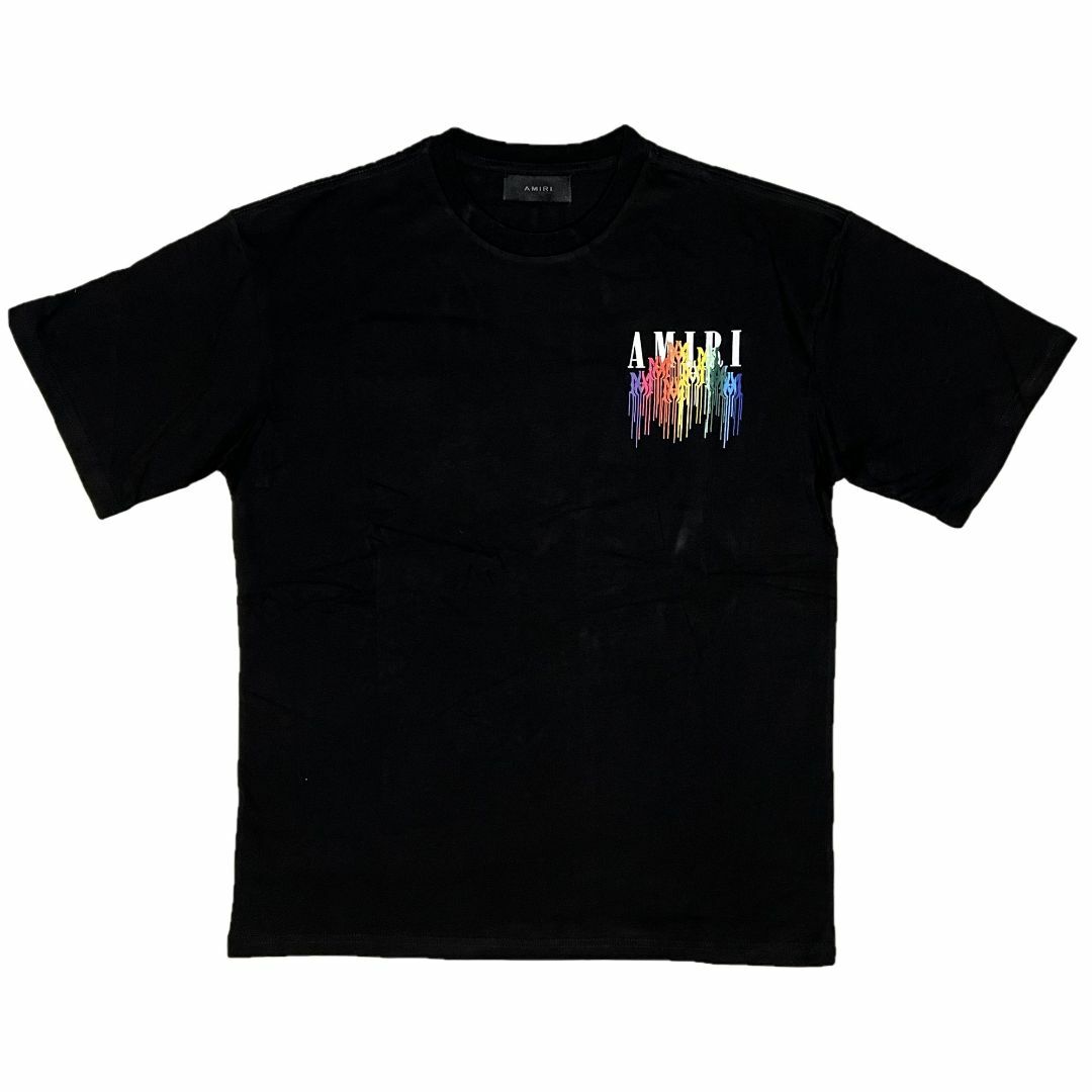 AMIRI アミリ DRIP COLLAGE Tシャツ ブラック XL59cm袖丈