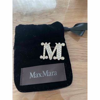 マックスマーラ(Max Mara)の新品未使用　マックスマーラ　M クリスタル　ブローチ(ブローチ/コサージュ)