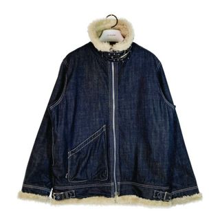 ステューシー(STUSSY)の★ステューシー デニム B-3ジャケット  ネイビー sizeXL(Gジャン/デニムジャケット)