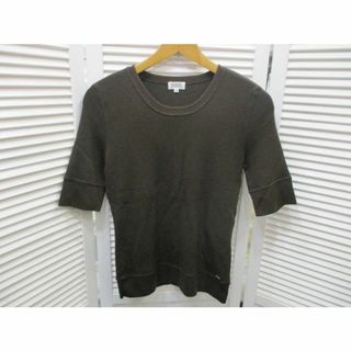 フォクシーブティック(FOXEY BOUTIQUE)の◇極美品 FOXEY フォクシー レディース 半袖 セーター ニット 茶 38(ニット/セーター)