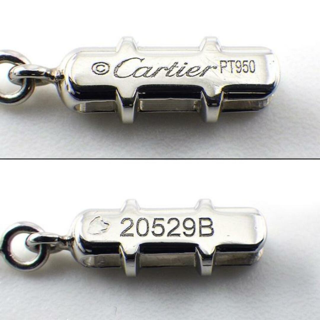 Cartier(カルティエ)のカルティエ Cartier ネックレス フラワー 1ポイント ダイヤモンド 0.55ct(F/VVS2) PT950 K18WG 【箱・保付き】 【中古】 レディースのアクセサリー(ネックレス)の商品写真