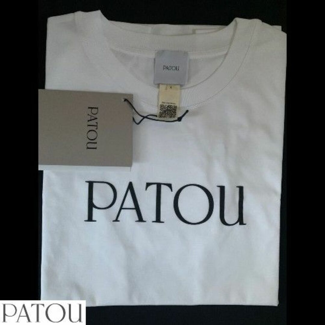 【新品サイズS】PATOU（パトゥ)ロゴ入りTシャツ（白）送料込み