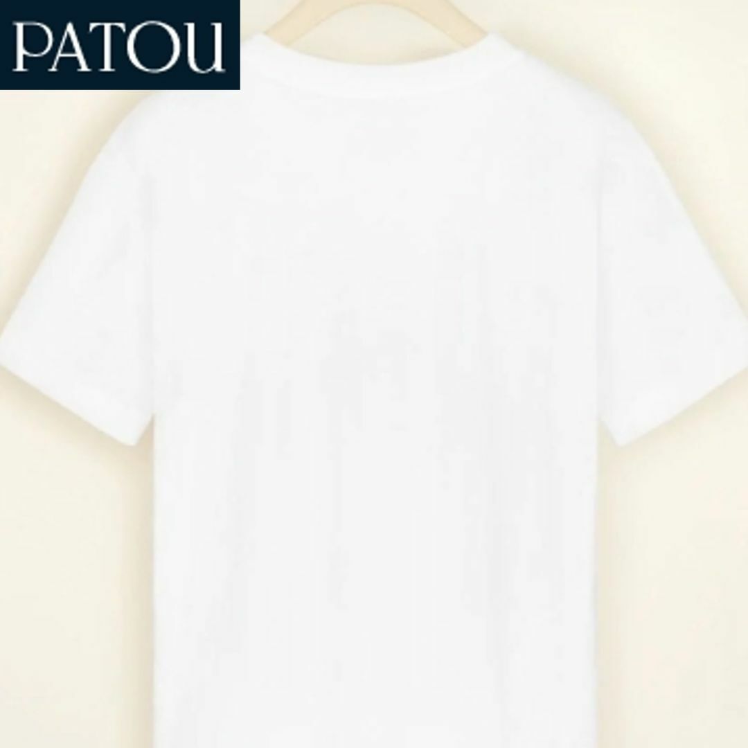 PATOU - 【新品サイズM】PATOU（パトゥ)ロゴ入りTシャツ（白）送料込み