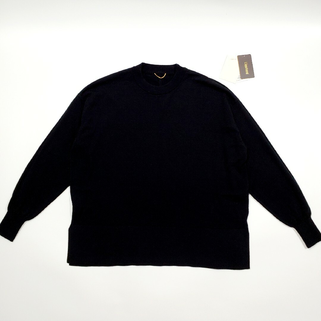 Silk CTN C/N KNIT BLK