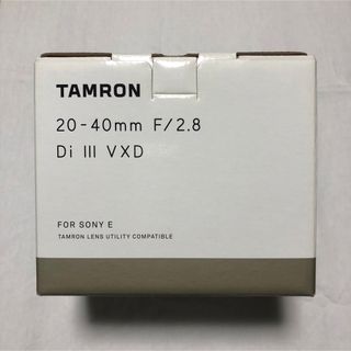 タムロン(TAMRON)のTAMRON 20-40mm F/2.8 Di Ⅲ VXD(レンズ(ズーム))