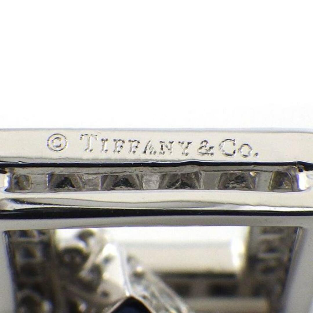 ティファニー Tiffany & Co. ネックレス オープン スクエア パヴェ ダイヤモンド PT950