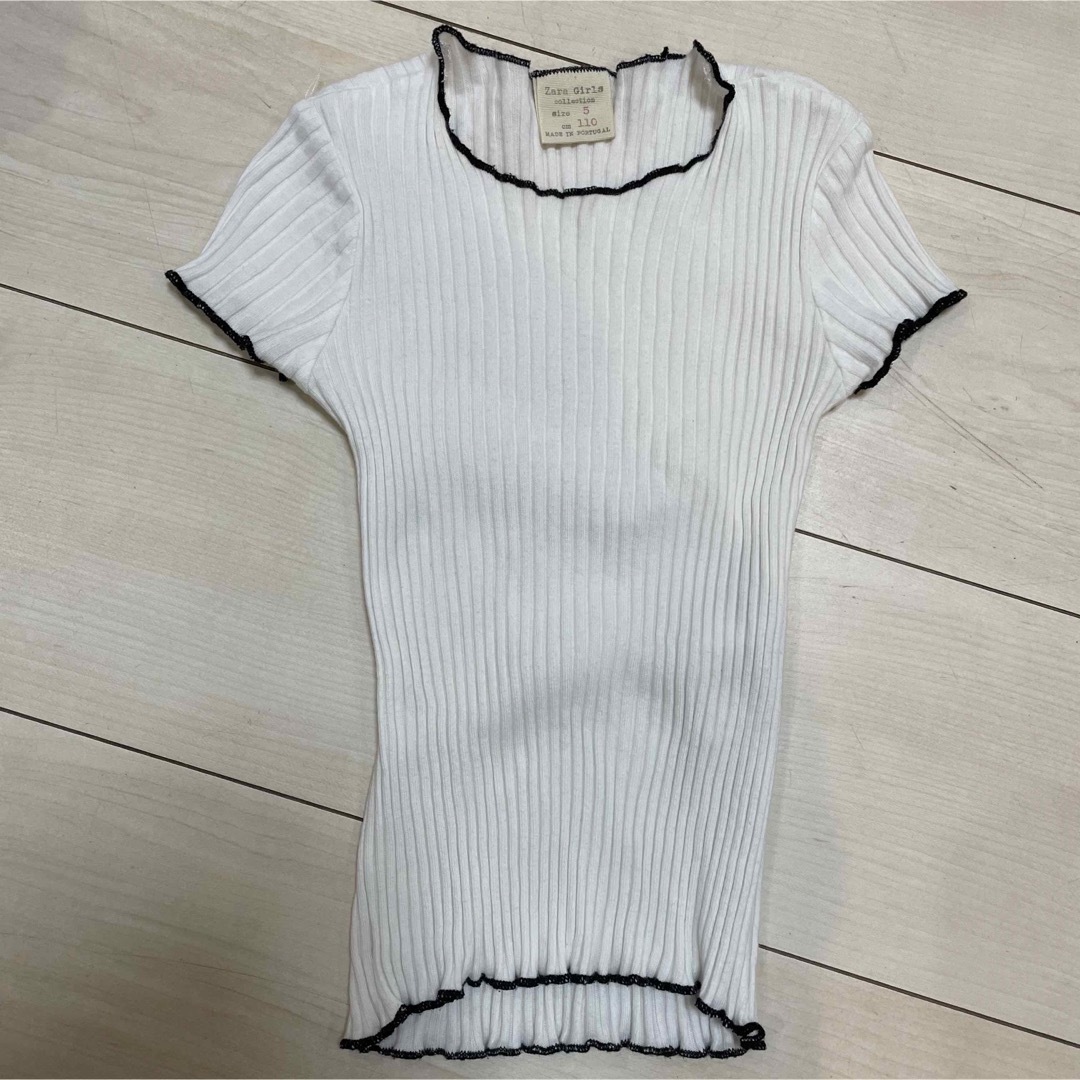 ZARA KIDS(ザラキッズ)のZARA セットアップ　上下セット　110 キッズ/ベビー/マタニティのキッズ服女の子用(90cm~)(Tシャツ/カットソー)の商品写真