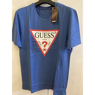 ゲス(GUESS)の新品未使用！　ゲス　GUESS Tシャツ ブルーXL(Tシャツ/カットソー(半袖/袖なし))